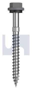 TYPE 17 HEX HEAD + WASHER CL4 BG T17 SEAL HX S:14-10X 65 thumbnail 3