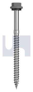 TYPE 17 HEX HEAD + WASHER CL4 BG T17 SEAL HX S:14-10X 90 thumbnail 3