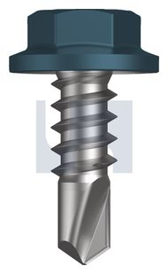 METAL SDS FLANGED HEX HEAD CL4 BR MET FLG HX: 8-18X 12 thumbnail 3