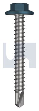 METAL SDS FLANGED HEX HEAD CL4 BR MET FLG HX:12-14X 45 thumbnail 3