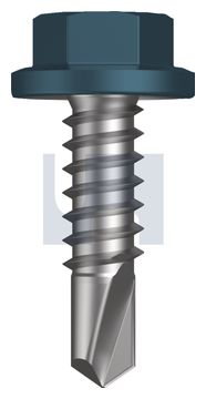 METAL SDS FLANGED HEX HEAD CL4 BR MET FLG HX:14-14X 22 thumbnail 3