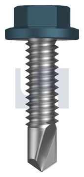 METAL SDS FLANGED HEX HEAD CL4 BR MET FLG HX:14-20X 25 thumbnail 3