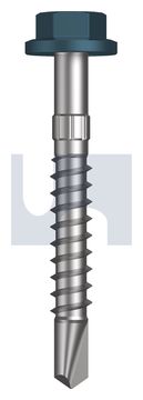 METAL SDS FLG HEX HEAD CL4 BR MET FLG HX S:14-10X 75 thumbnail 3