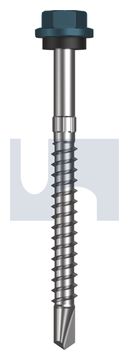METAL SDS HEX HEAD + WASHER CL4 BR MET SEAL HX S:14-10X 75 thumbnail 3