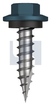 TYPE 17 HEX HEAD + WASHER CL4 BR T17 SEAL HX:12-11X 25 thumbnail 3