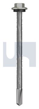 s500 SDS HEX HEAD + WASHER CL4 BU S500 SEAL HX:12-24X 85 thumbnail 3