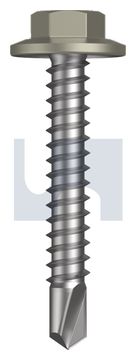 METAL SDS FLANGED HEX HEAD CL3 BU MET FLG HX:12-14X 35 thumbnail 3