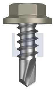 METAL SDS FLANGED HEX HEAD CL4 BU MET FLG HX: 8-18X 12 thumbnail 3