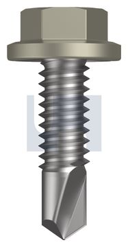 METAL SDS FLANGED HEX HEAD CL4 BU MET FLG HX:14-20X 22 thumbnail 3