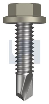 METAL SDS FLANGED HEX HEAD CL4 BU MET FLG HX:14-20X 25 thumbnail 3
