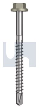 METAL SDS FLG HEX HEAD CL4 BU MET FLG HX S:14-10X 75 thumbnail 3