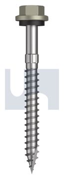 TYPE 17 HEX HEAD + WASHER CL4 BU T17 SEAL HX S:14-10X 65 thumbnail 3