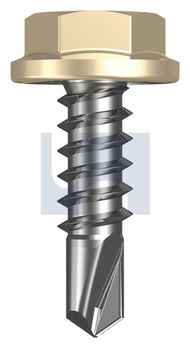 METAL SDS FLANGED HEX HEAD CL4 CC MET FLG HX:10-16X 16 thumbnail 3