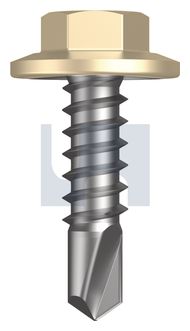 METAL SDS FLANGED HEX HEAD CL4 CC MET FLG HX:12-14X 20 thumbnail 3