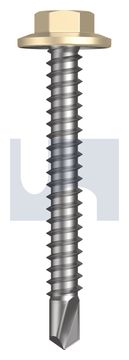 METAL SDS FLANGED HEX HEAD CL4 CC MET FLG HX:12-14X 45 thumbnail 3