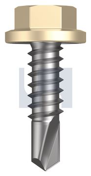 METAL SDS FLANGED HEX HEAD CL4 CC MET FLG HX:14-14X 22 thumbnail 3