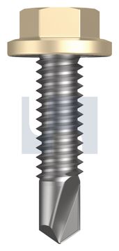 METAL SDS FLANGED HEX HEAD CL4 CC MET FLG HX:14-20X 25 thumbnail 3