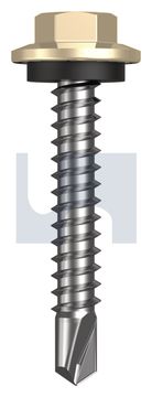 METAL SDS HEX HEAD + WASHER CL4 CC MET SEAL HX:12-14X 35 thumbnail 3
