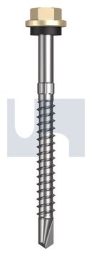 METAL SDS HEX HEAD + WASHER CL4 CC MET SEAL HX S:14-10X 75 thumbnail 3
