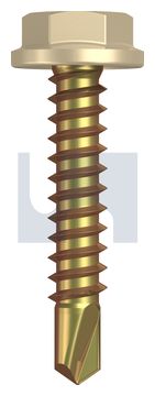 METAL SDS FLANGED HEX HEAD ZYP CC MET FLG HX:10-16X 25 thumbnail 3