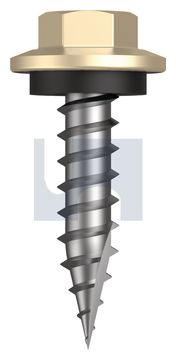 TYPE 17 HEX HEAD + WASHER CL4 CC T17 SEAL HX:12-11X 25 thumbnail 3