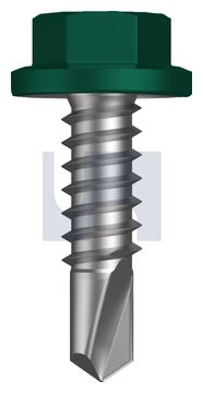 METAL SDS FLANGED HEX HEAD CL4 CG MET FLG HX:14-14X 22 thumbnail 3