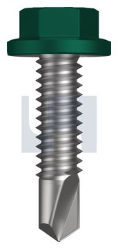 METAL SDS FLANGED HEX HEAD CL4 CG MET FLG HX:14-20X 25 thumbnail 3