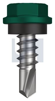 METAL SDS HEX HEAD + WASHER CL4 CG MET SEAL HX:10-16X 16 thumbnail 3