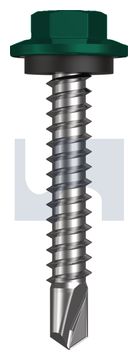 METAL SDS HEX HEAD + WASHER CL4 CG MET SEAL HX:12-14X 35 thumbnail 3