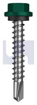 METAL SDS HEX HEAD + WASHER CL4 CG MET SEAL HX:14-10X 42 thumbnail 3