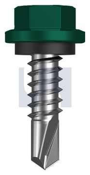METAL SDS HEX HEAD + WASHER CL4 CG MET SEAL HX:14-14X 22 thumbnail 3