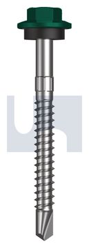 METAL SDS HEX HEAD + WASHER CL4 CG MET SEAL HX S:12-14X 55 thumbnail 3