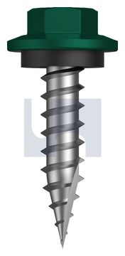 TYPE 17 HEX HEAD + WASHER CL4 CG T17 SEAL HX:12-11X 25 thumbnail 3