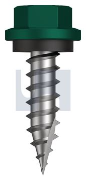 TYPE 17 HEX HEAD + WASHER CL4 CG T17 SEAL HX:14-10X 25 thumbnail 3