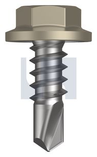 METAL SDS FLANGED HEX HEAD CL4 CO MET FLG HX: 8-18X 12 thumbnail 3