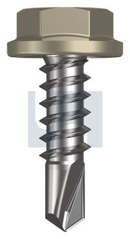 METAL SDS FLANGED HEX HEAD CL4 CO MET FLG HX:10-16X 16 thumbnail 3