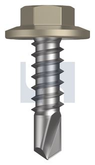 METAL SDS FLANGED HEX HEAD CL4 CO MET FLG HX:12-14X 20 thumbnail 3