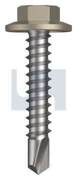 METAL SDS FLANGED HEX HEAD CL4 CO MET FLG HX:12-14X 30 thumbnail 3