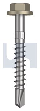 METAL SDS FLG HEX HEAD CL4 CO MET FLG HX S:14-10X 75 thumbnail 3
