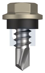 METAL SDS HEX HEAD + WASHER CL4 CO MET SEAL HX: 8-18X 12 thumbnail 3