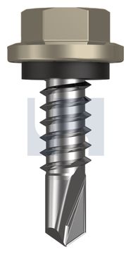 METAL SDS HEX HEAD + WASHER CL4 CO MET SEAL HX:14-14X 22 thumbnail 3