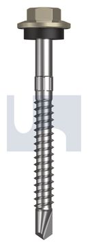 METAL SDS HEX HEAD + WASHER CL4 CO MET SEAL HX S:12-14X 55 thumbnail 3