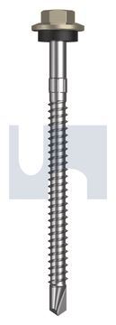 METAL SDS HEX HEAD + WASHER CL4 CO MET SEAL HX S:12-14X 75 thumbnail 3