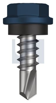METAL SDS HEX HEAD + WASHER CL4 DO MET SEAL HX:10-16X 16 thumbnail 3