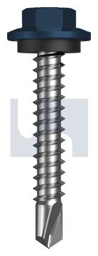 METAL SDS HEX HEAD + WASHER CL4 DO MET SEAL HX:12-14X 35 thumbnail 3