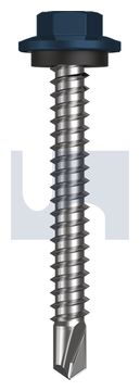 METAL SDS HEX HEAD + WASHER CL4 DO MET SEAL HX:12-14X 45 thumbnail 3
