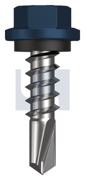 METAL SDS HEX HEAD + WASHER CL4 DO MET SEAL HX:14-10X 25 thumbnail 3