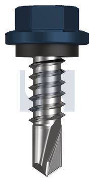 METAL SDS HEX HEAD + WASHER CL4 DO MET SEAL HX:14-14X 22 thumbnail 3