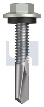 s500 SDS HEX HEAD + WASHER CL4 DU S500 SEAL HX:12-24X 32 thumbnail 3