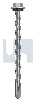 s500 SDS HEX HEAD + WASHER CL4 DU S500 SEAL HX:12-24X 85 thumbnail 3